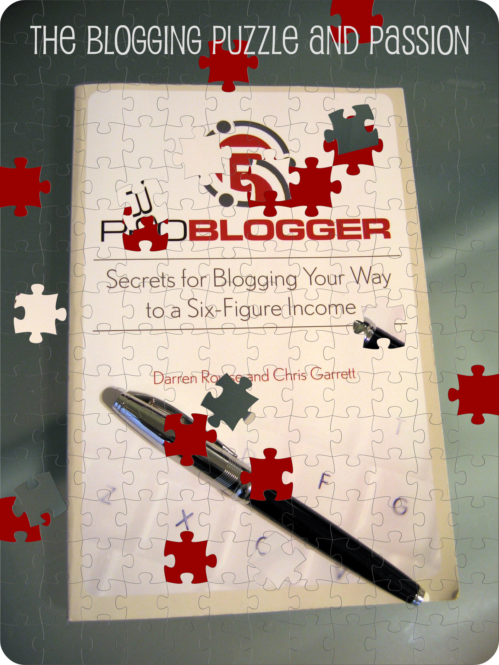 Problogger Book in Puzzle Form by Darren Rowse
