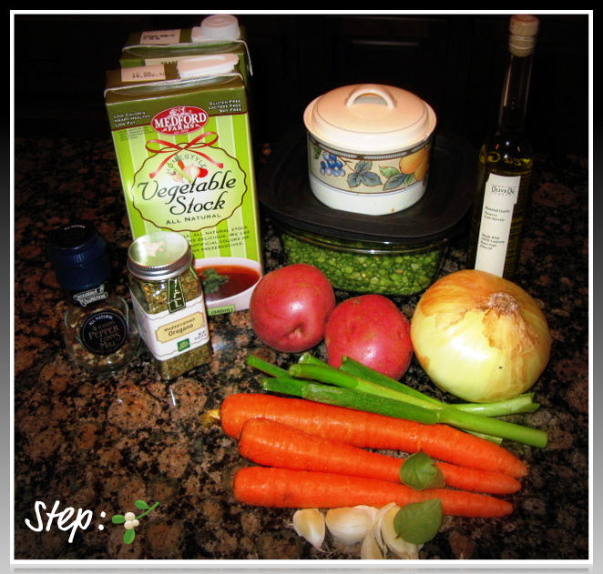 Step1: Ingredients for soup