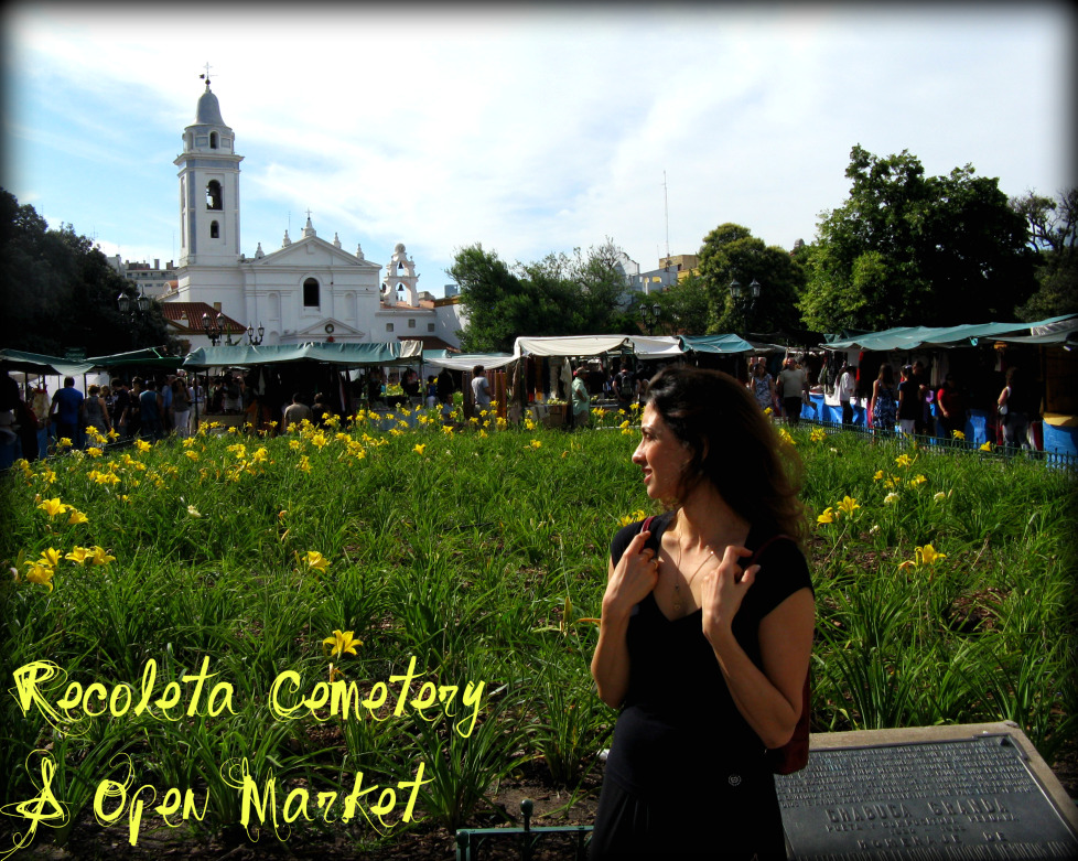 Outside Recoleta Cemetery in Buenos Aires