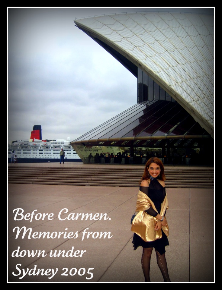Sydney Opera House before Carmen