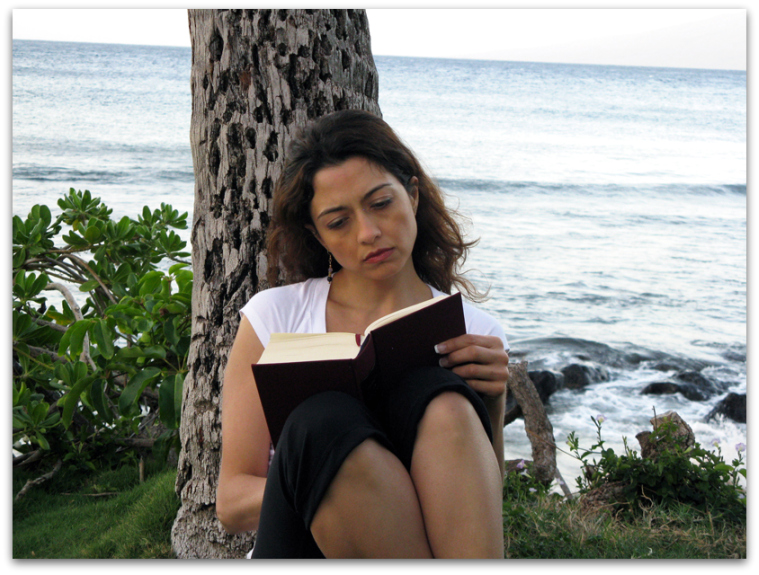 Reading Anna Karenina in Maui