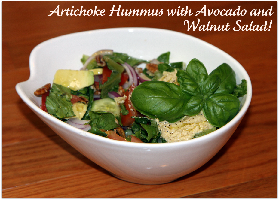 Artichoke Hummus and Avocado