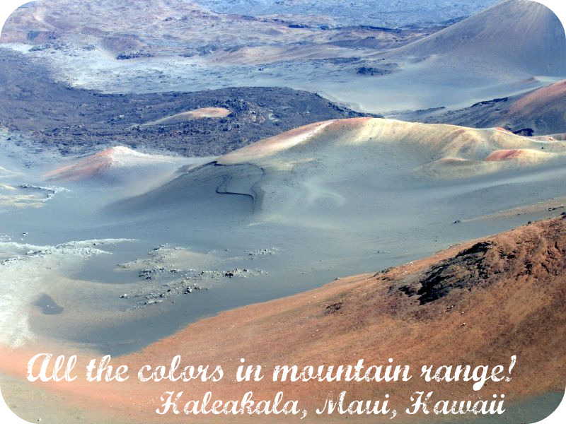 Halekala Mountain Range in Hawaii