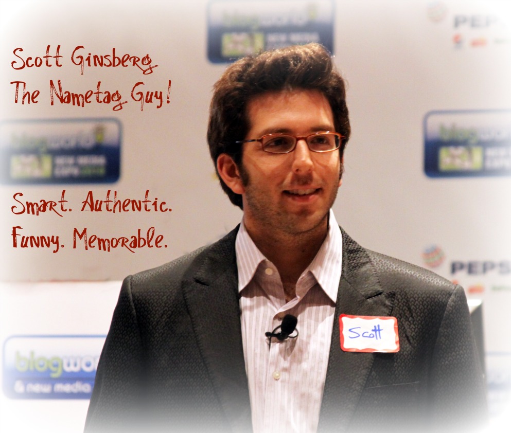 Scott Ginsberg Nametag Guy