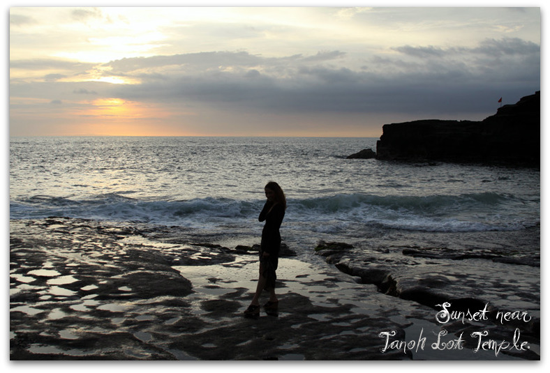 Sunset at Bali near TanohLot