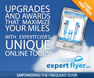 Find Airline Awards Upgrade availability with ExpertFlyer