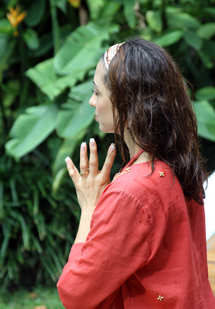 Meditation in Bali, Indonesia