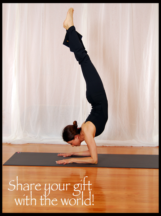 Share Your Gift | Yoga Pincha Mayurasana