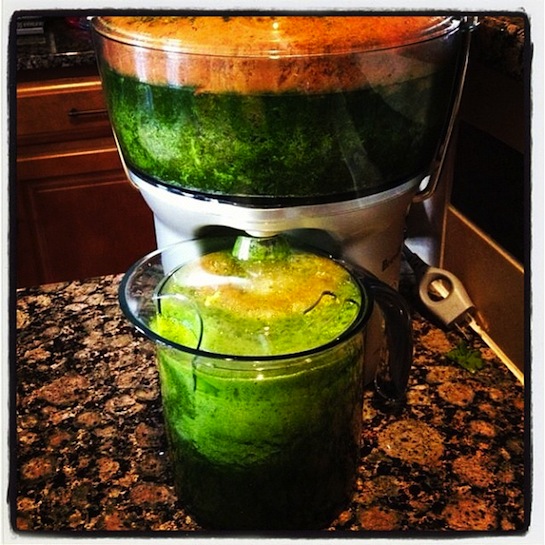 Juicing with the Breville