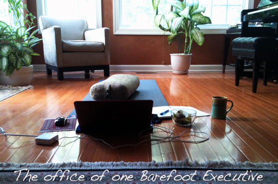 Barefoot Executive at Home